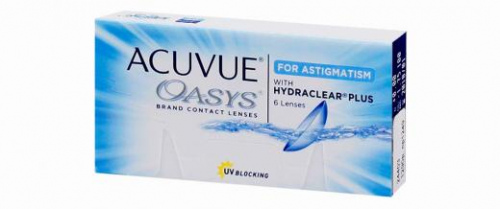 Acuvue oasys for astigmatism with hydraclear plus (6 линз)